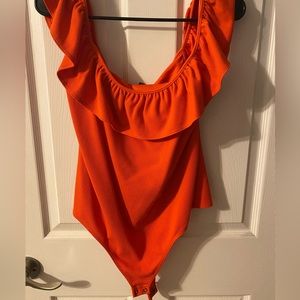 Express Women’s Off the Shoulder Bodysuit - Large